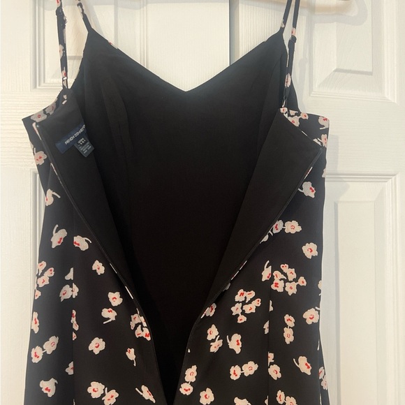 french connection floral black mini dress - sundress - Picture 3 of 4